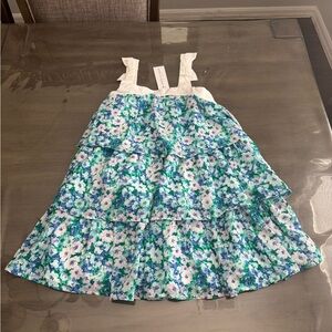 Janie and Jack Blue Pleated Sundress Sleeveless